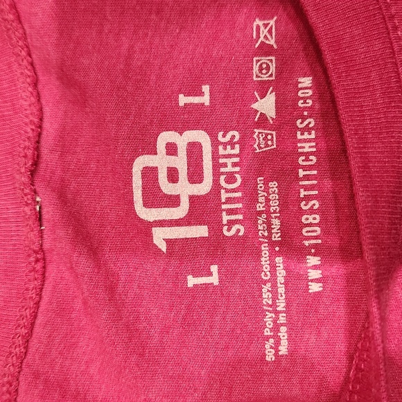 EUC 108 Stitches Springfield Thunderbirds Hockey Women's sz L tshirt - Picture 3 of 5